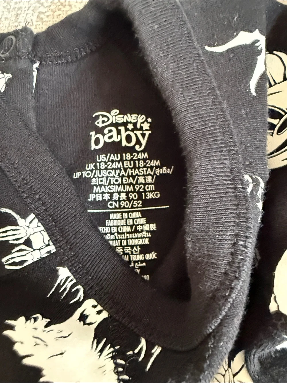 Baby Halloween Mickey Short Sleeve Tee & Black Halloween Bodysuit